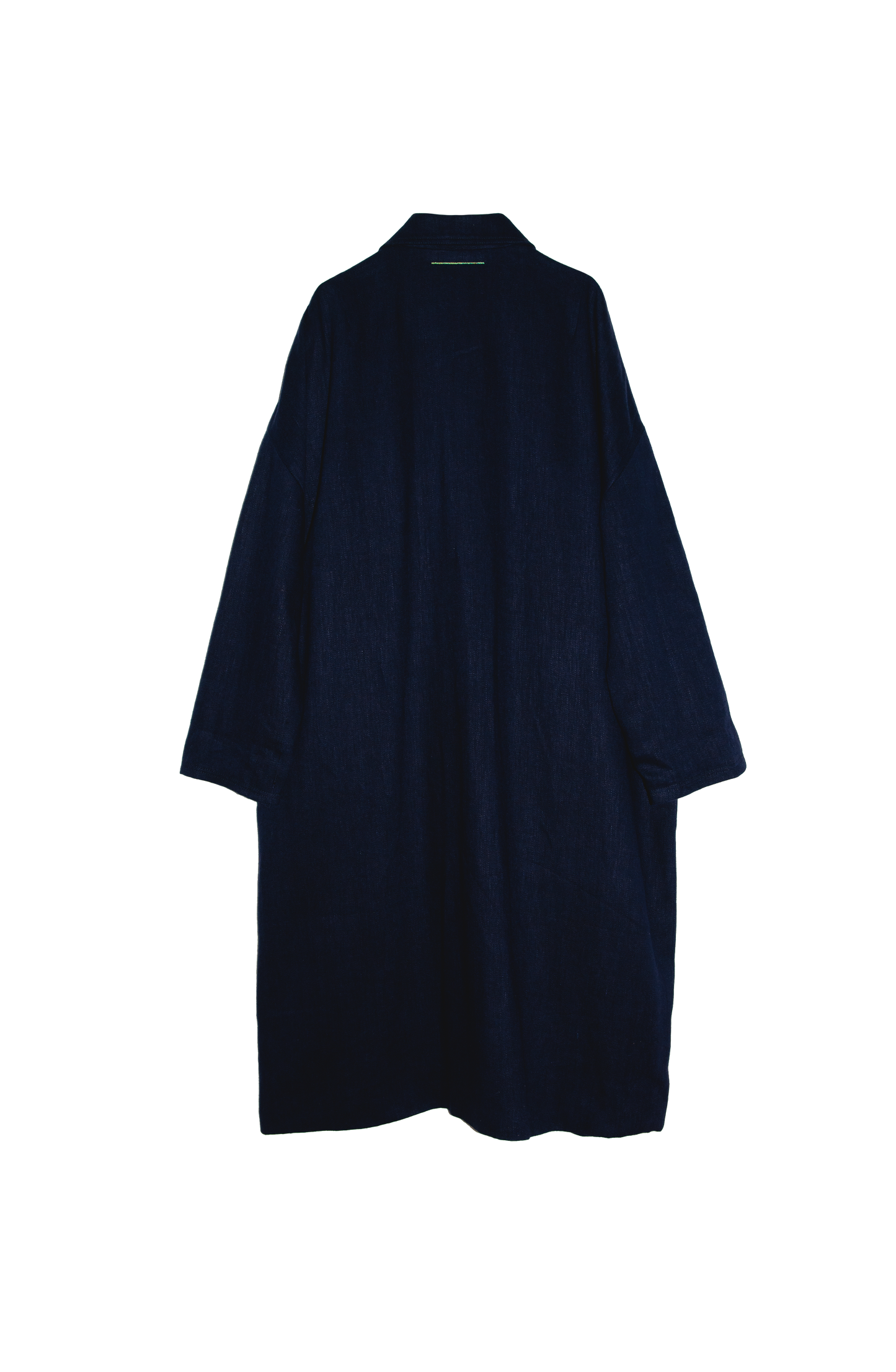 THE 'SIDE UP' COAT IN DEEP BLUE