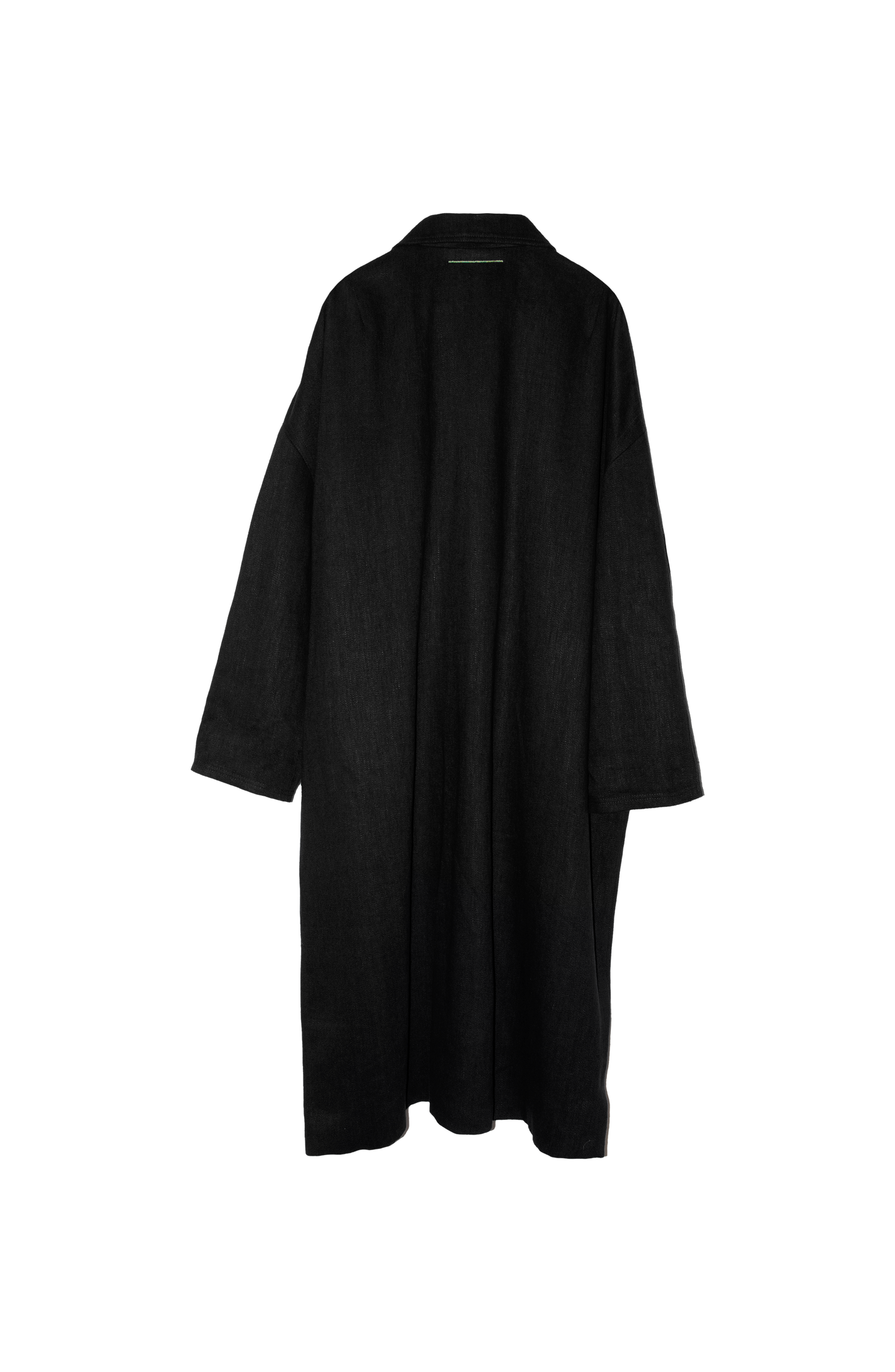 THE 'SIDE UP' COAT IN BLACK