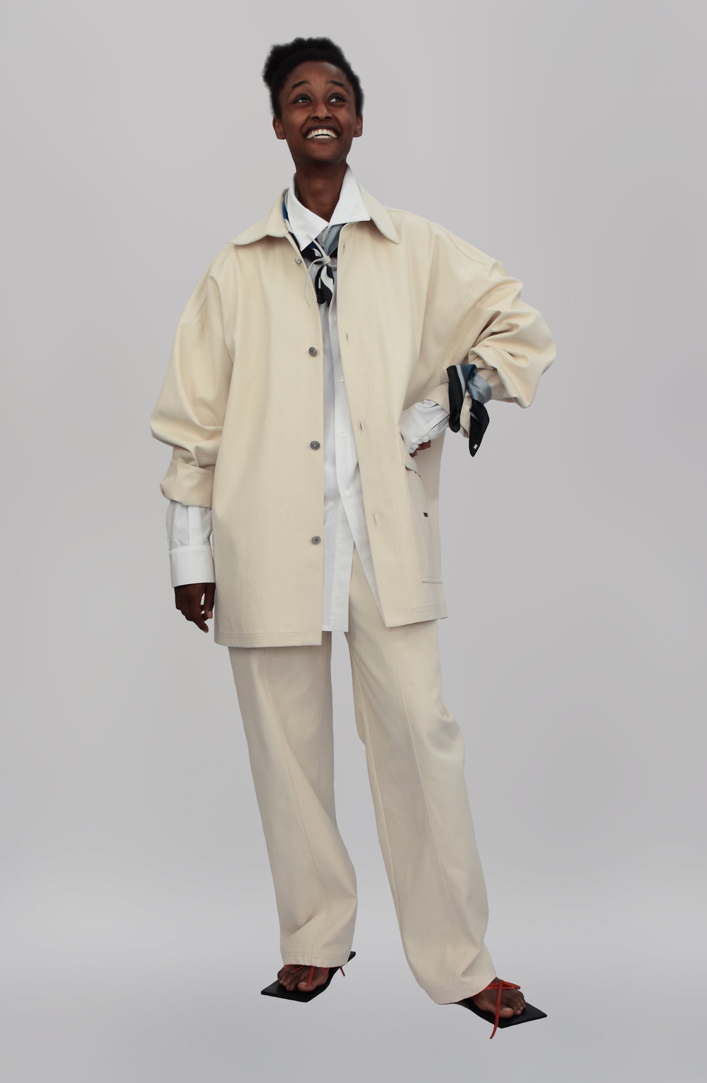 THE 'CRISAN' OVERSHIRT IN NATURAL
