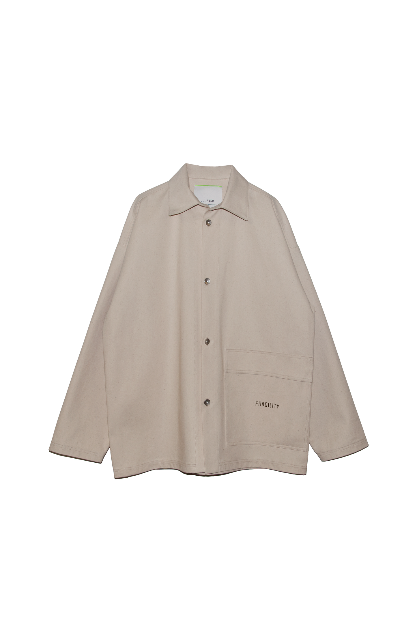 THE 'CRISAN' OVERSHIRT IN NATURAL